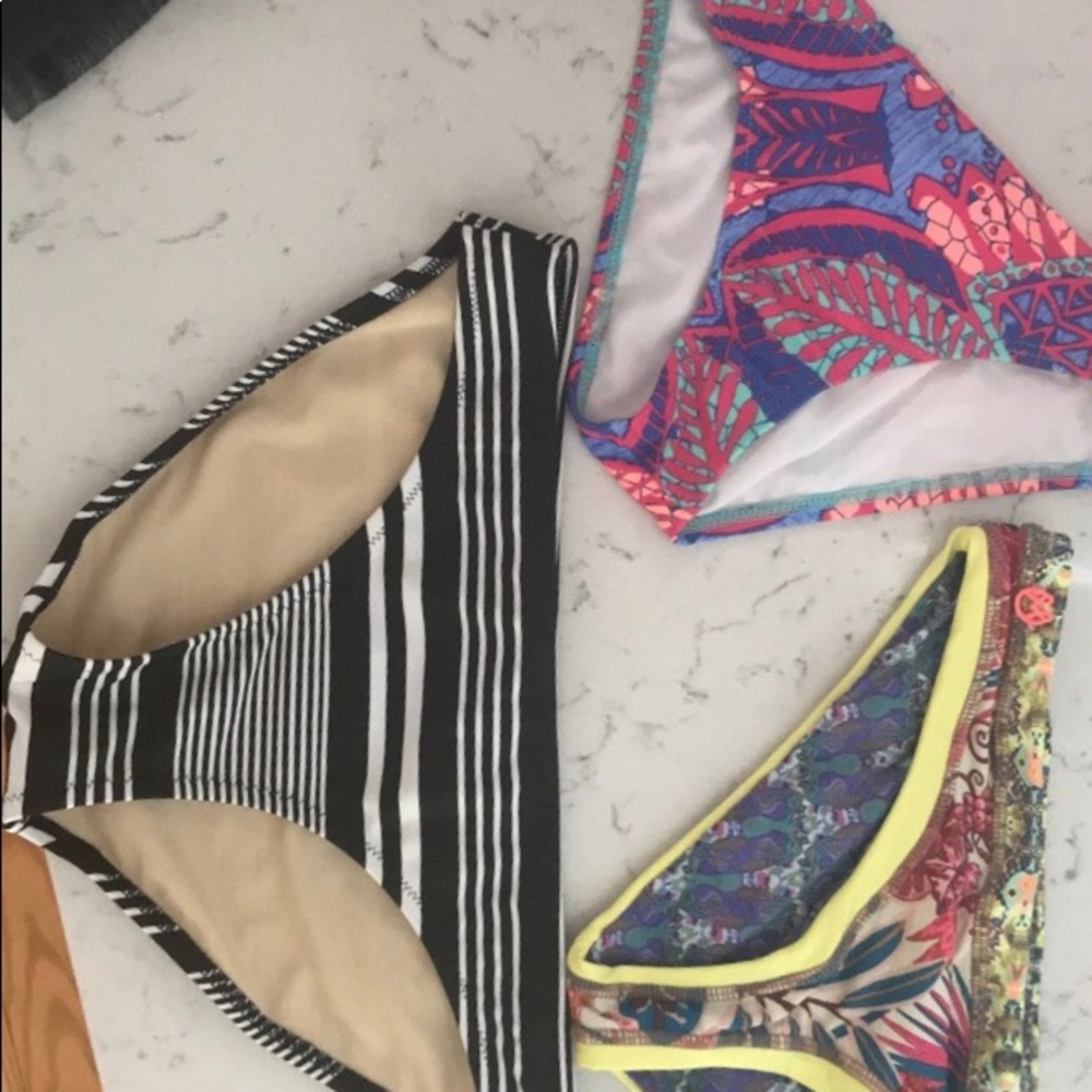 3 bikini bottoms only